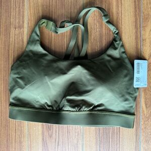 Lululemon Energy Bra Moss Green - NWT Size 6